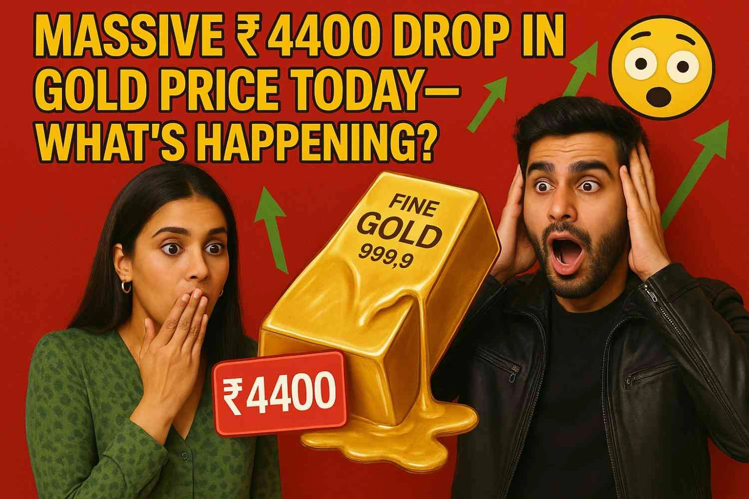 Massive ₹4400 Drop in Gold Price Today – What’s Happening? image
